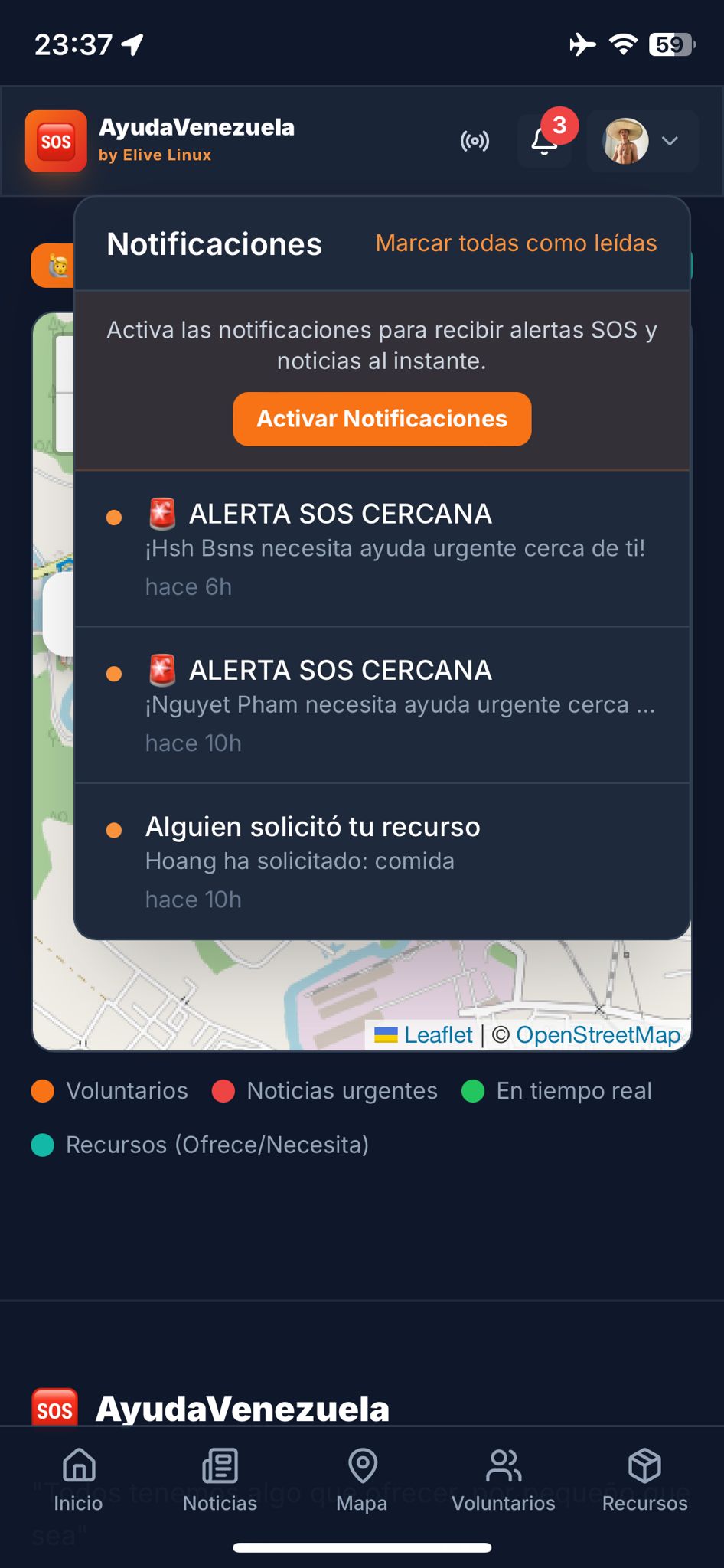 Notificaciones push