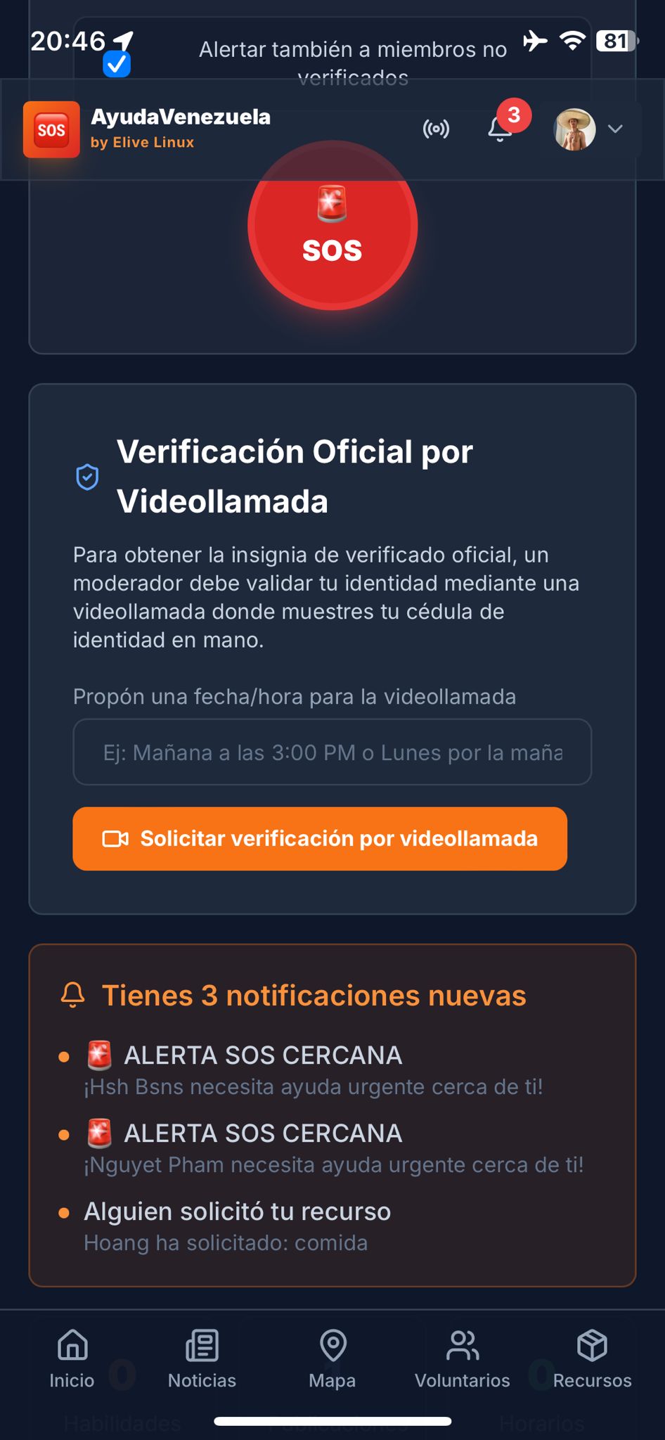 Perfil verificado