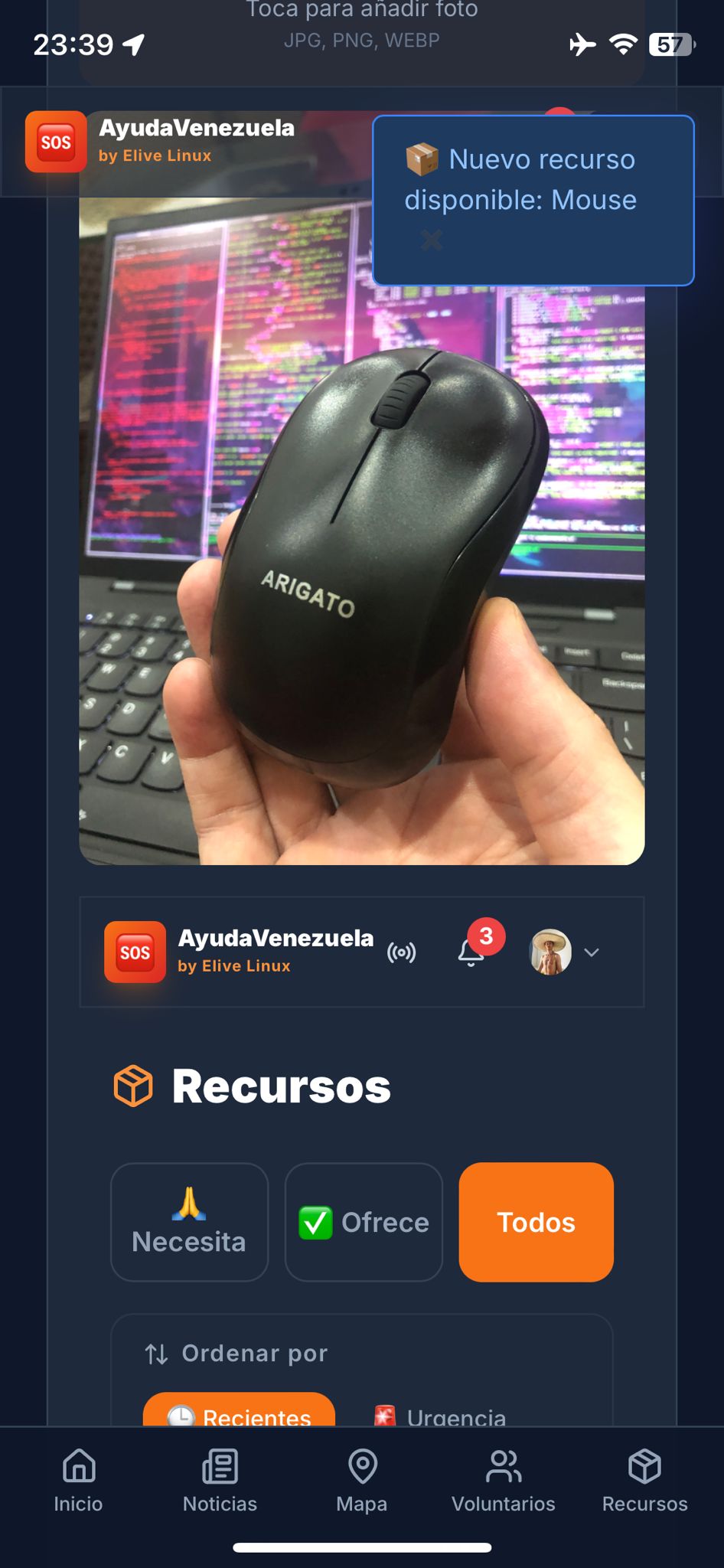 Crear recurso